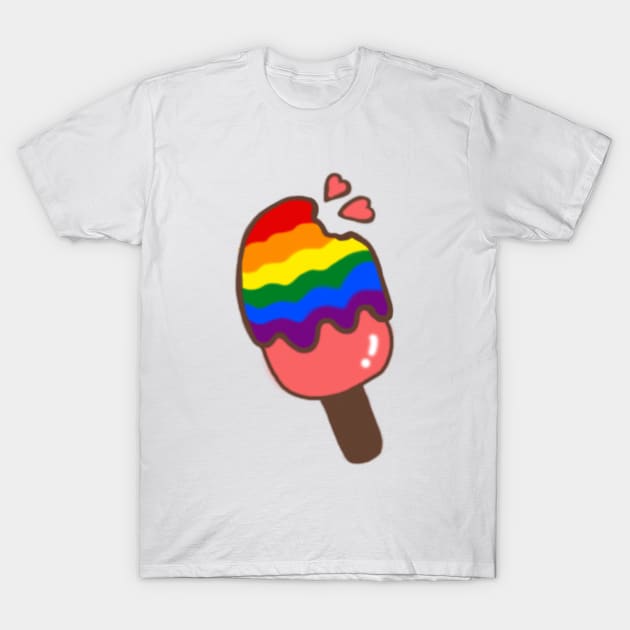 LGBQ ice cream colorful Shirt T-Shirt by Studiowup